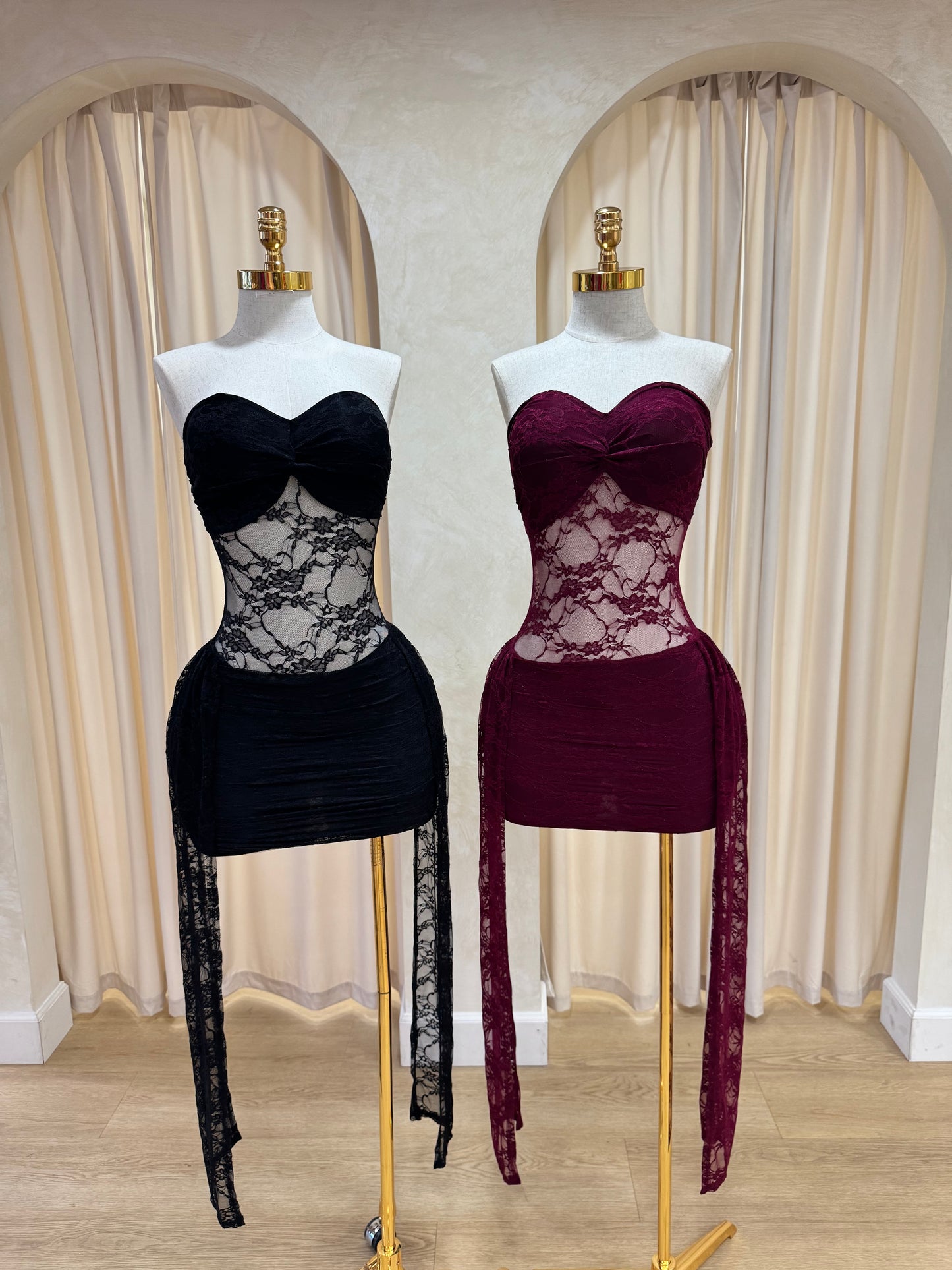 Alondra Lace Mini Dress