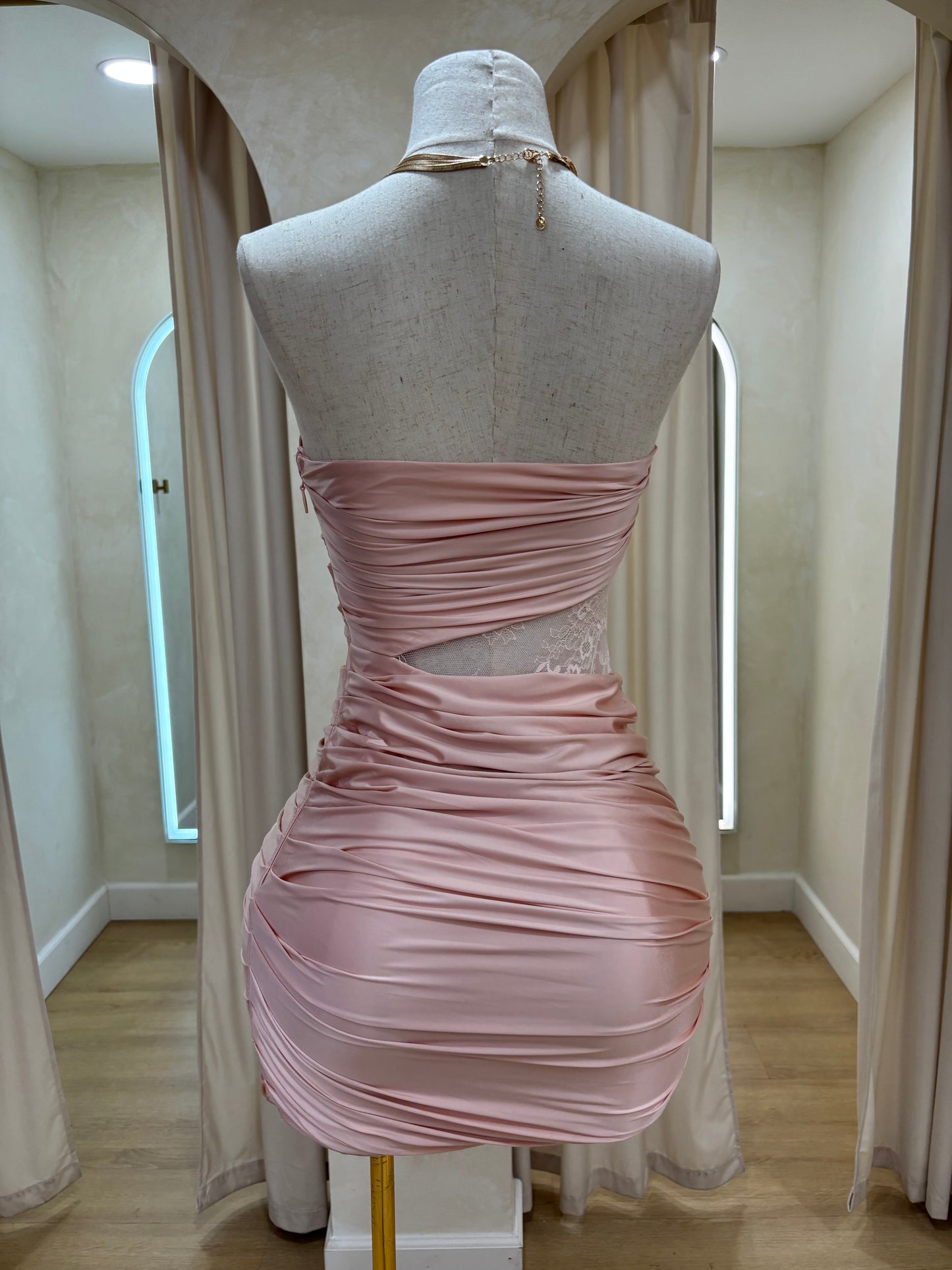 Maria satin dress