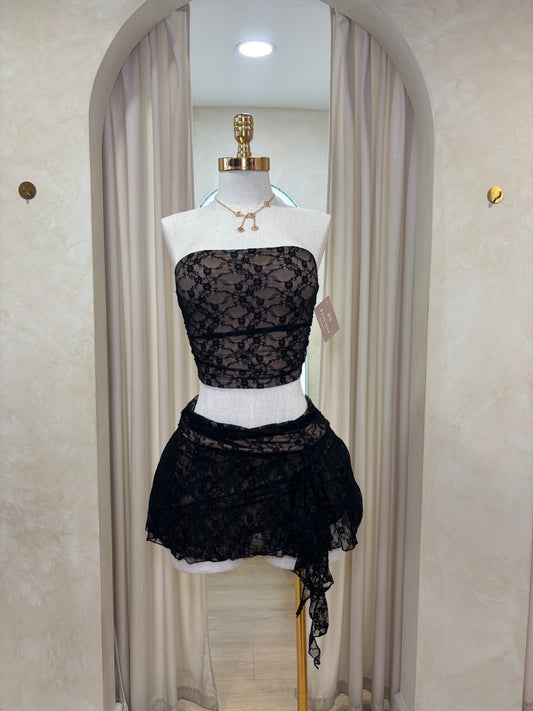 LILIAN LACE SKIRT SET