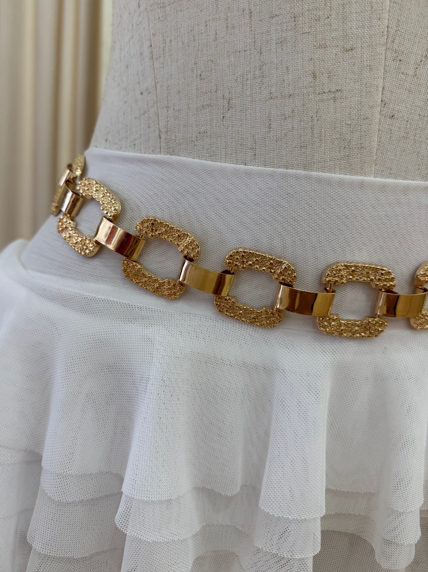 Gold Square Belt
