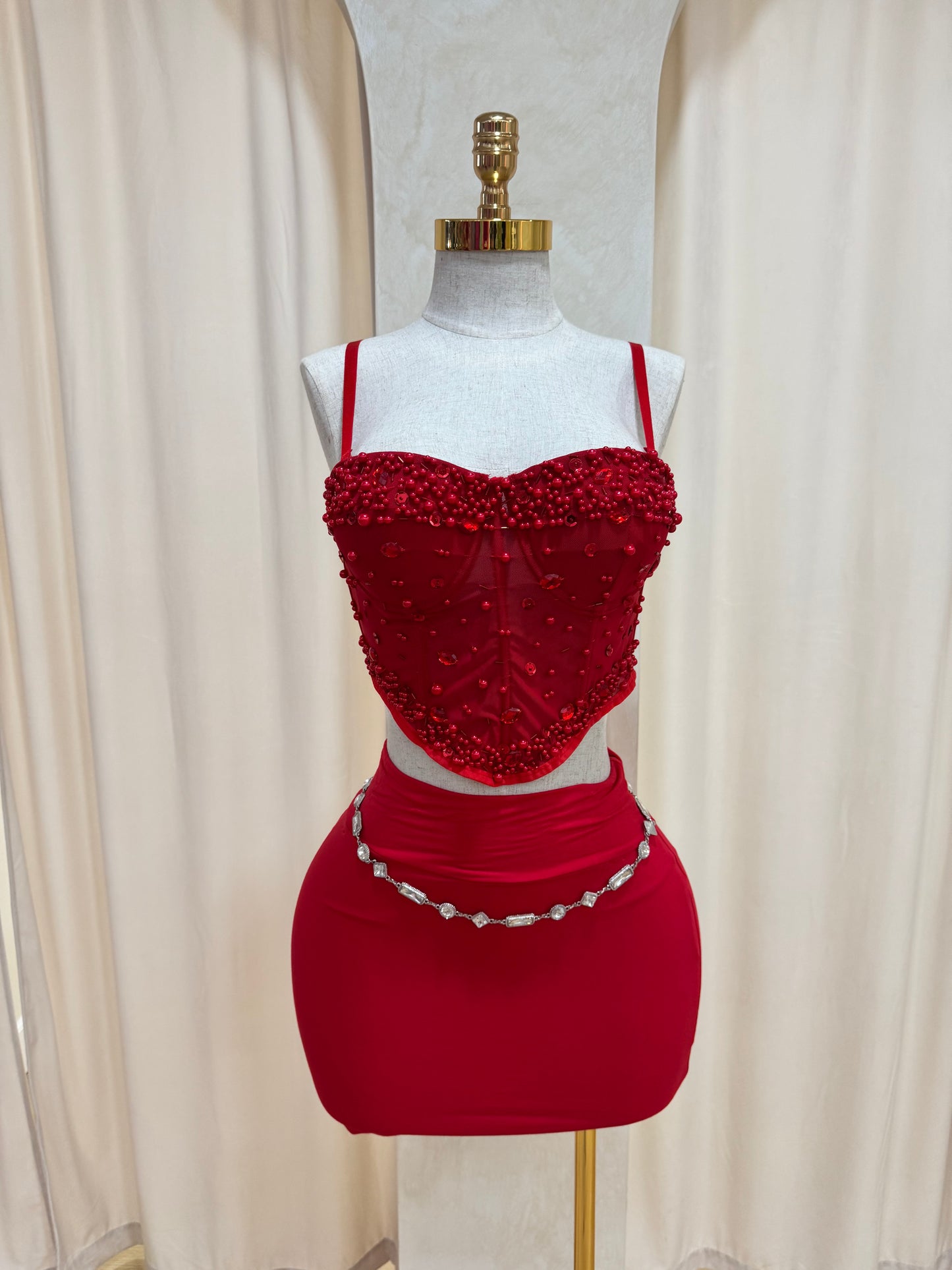 Bling statement belt