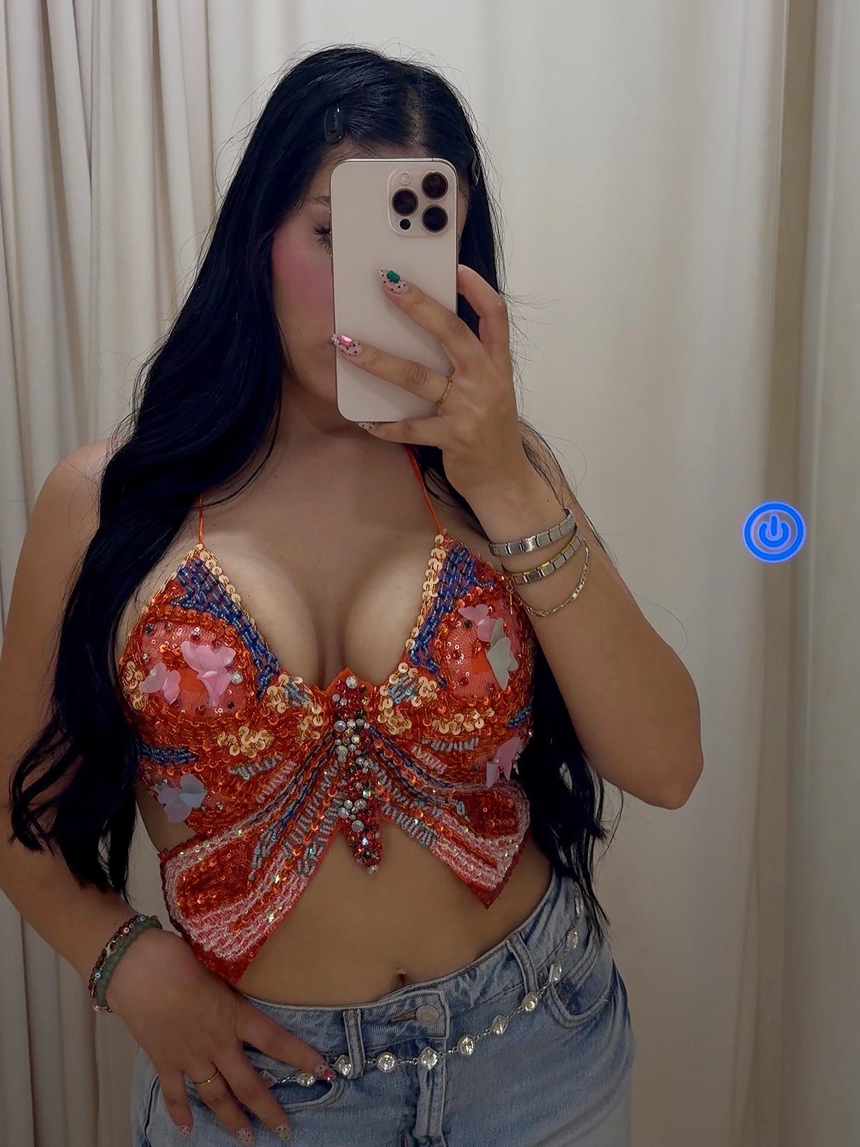 TROPI & COQUETA BUTTERFLY TOP