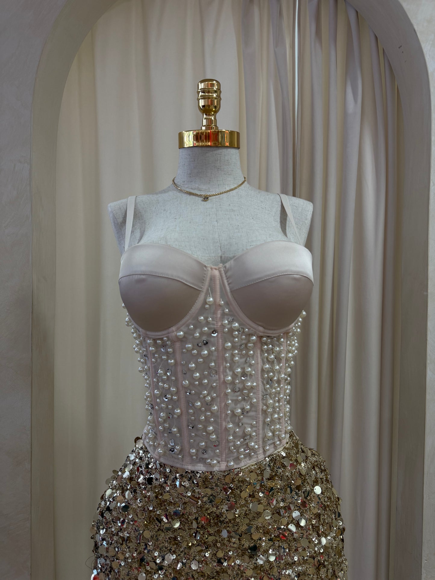 Pearl corset