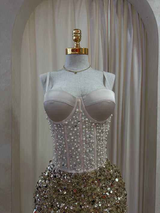 Pearl corset