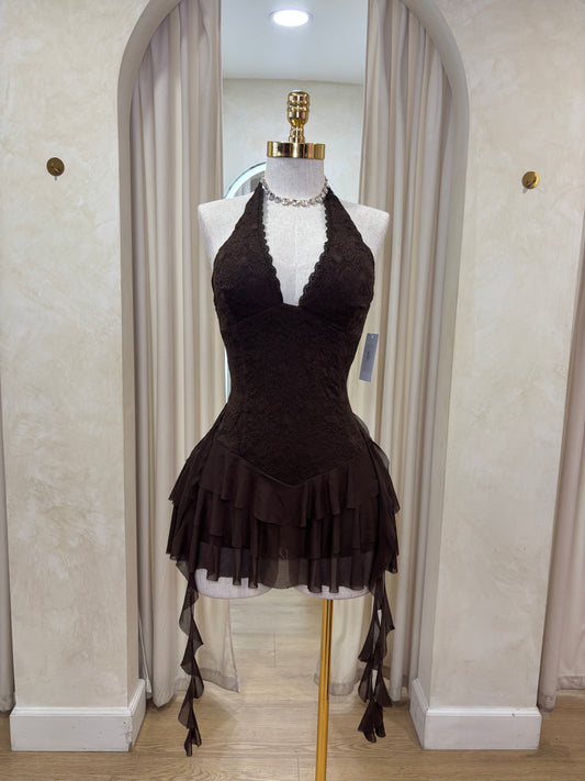 CHLOE RUFFLE DRESS