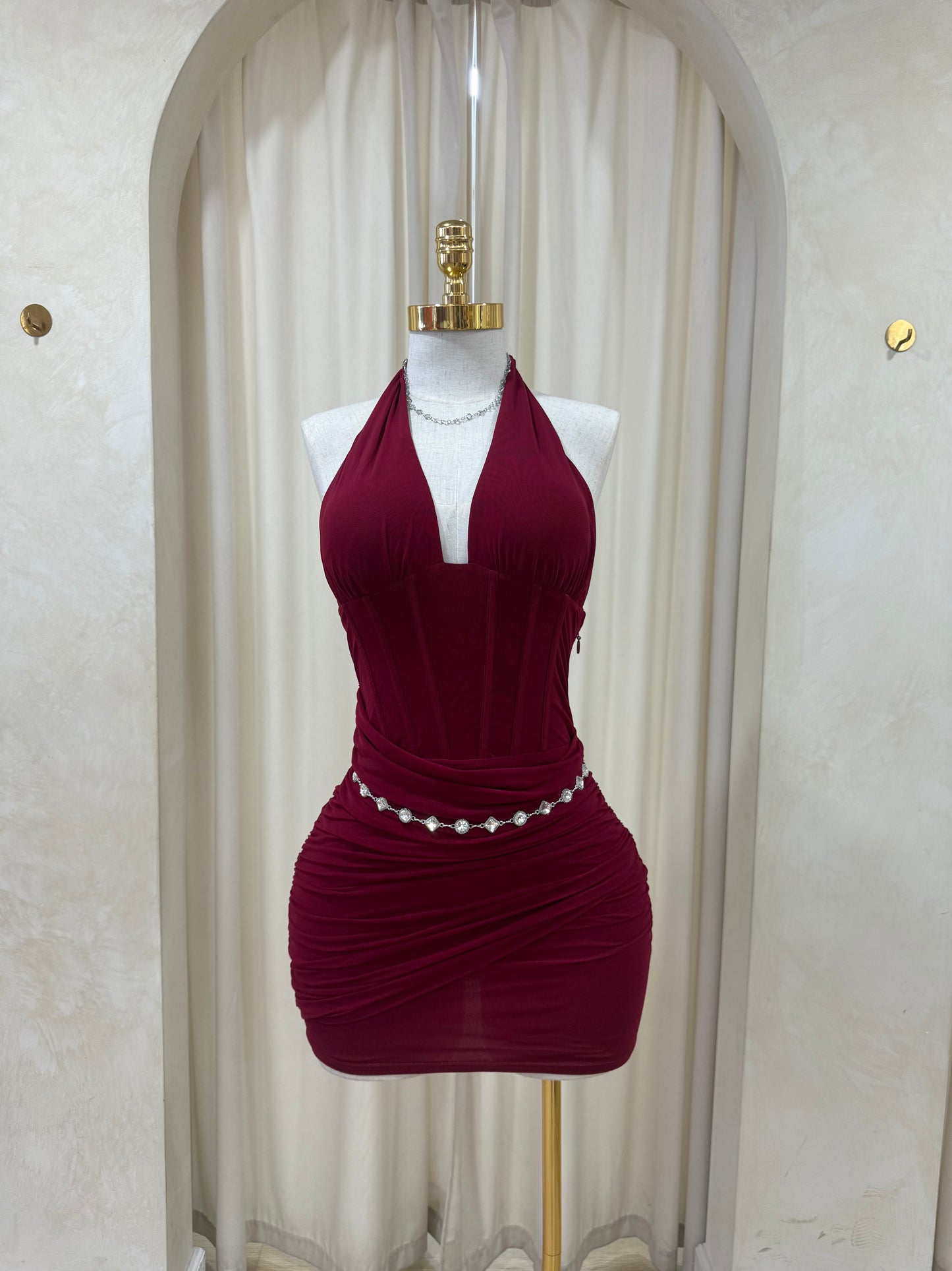 Hailey halter dress