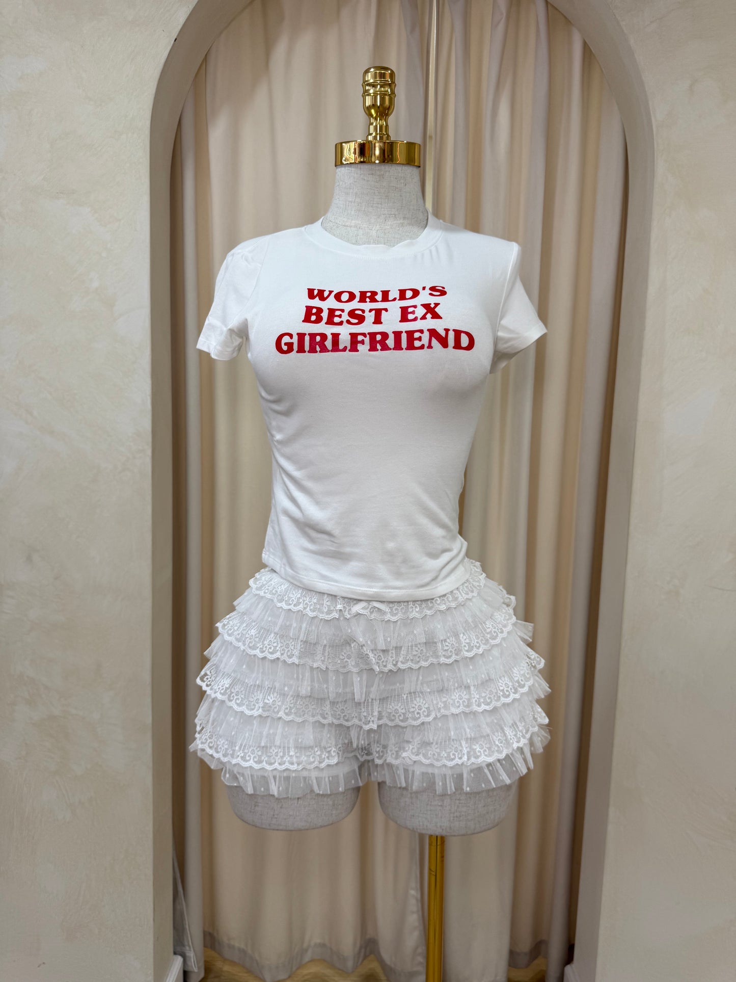 Angie ruffle shorts