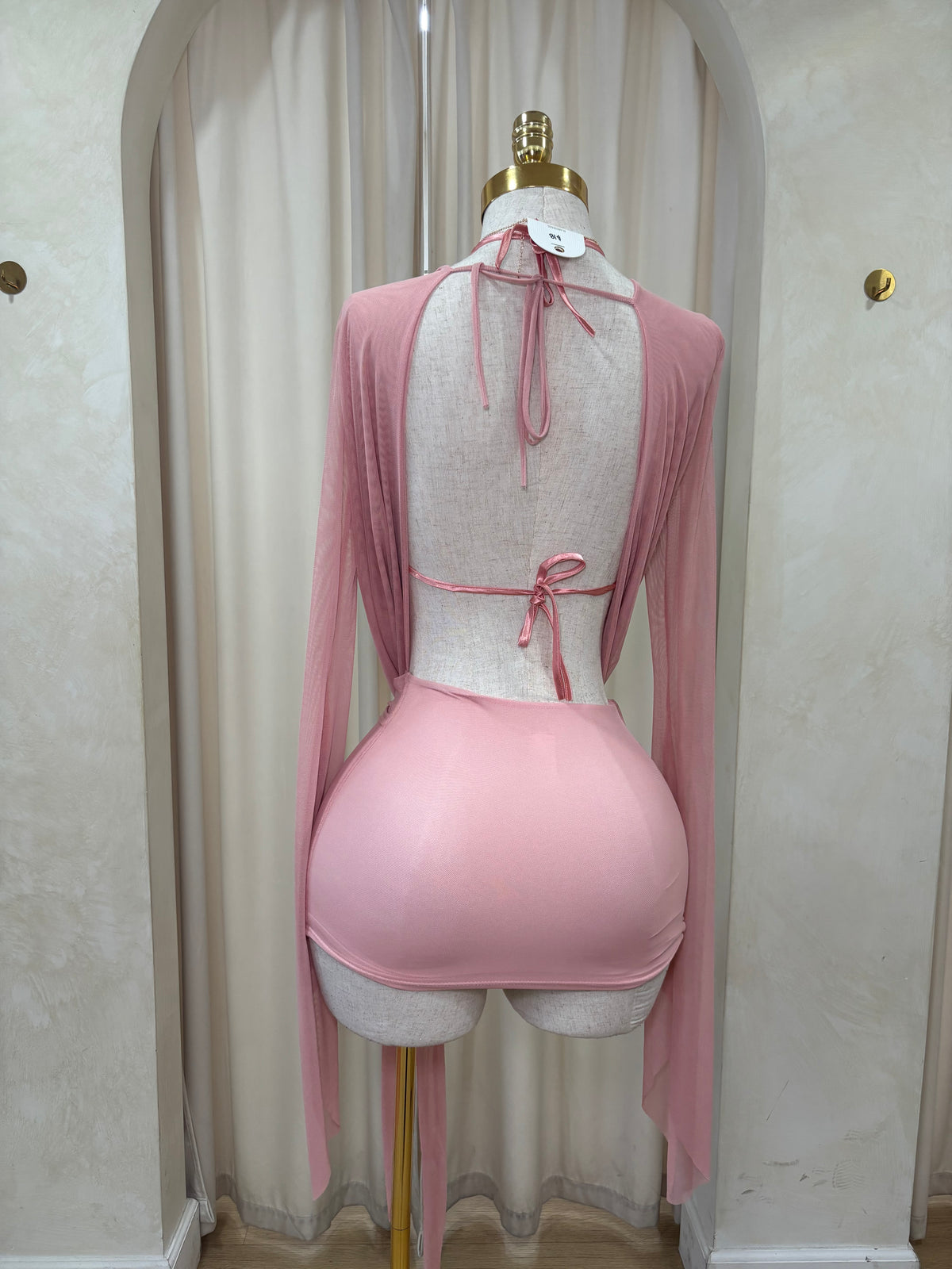 New baddie mesh dress