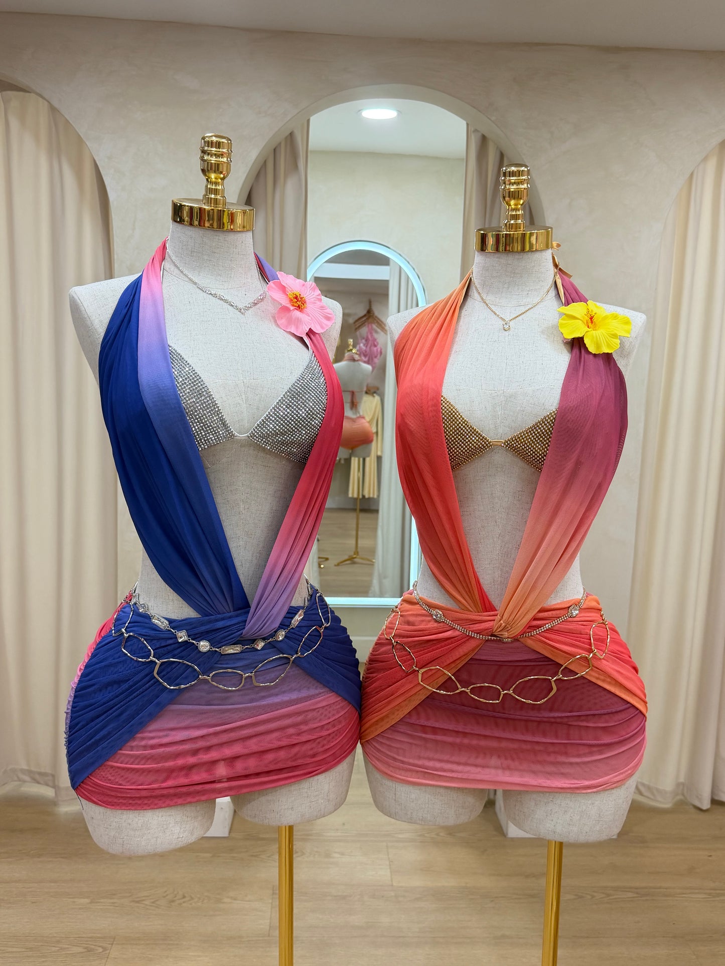 Coqueta Mini Dress (Built in Shorts)