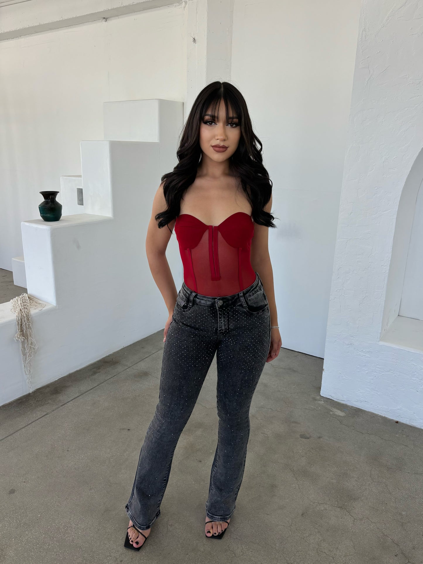 Cassie Bodysuit (red)