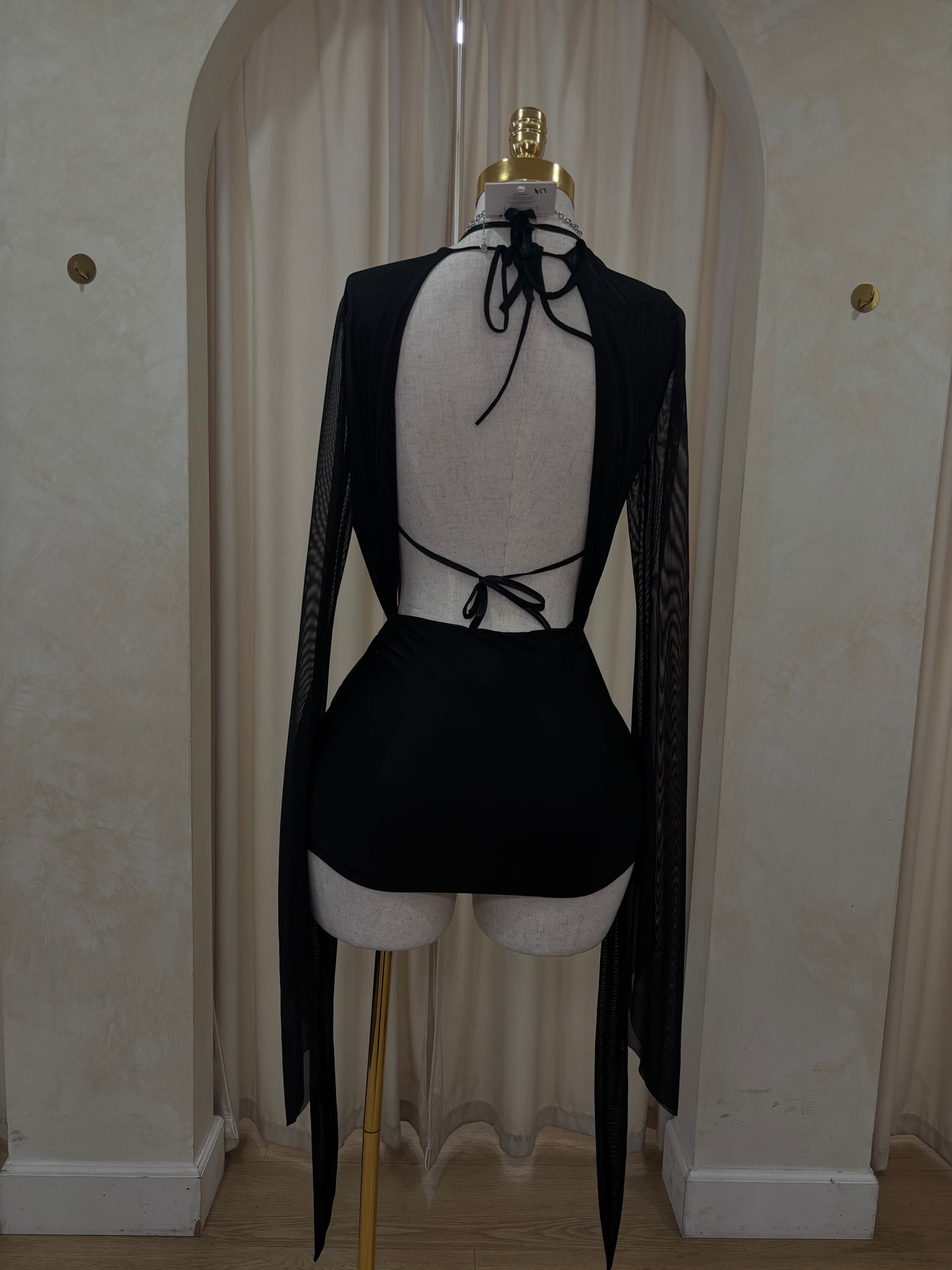 New baddie mesh dress