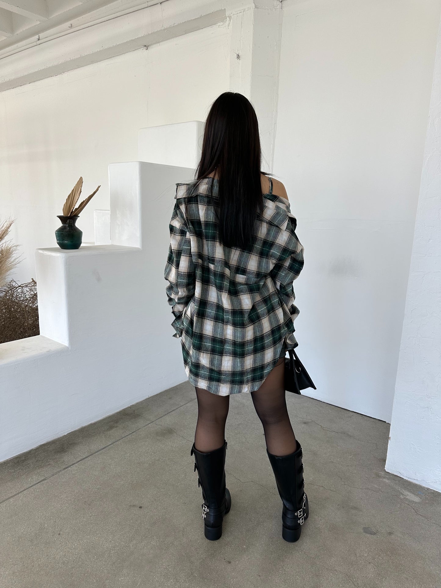 Farrah Flannel Set (Brown)