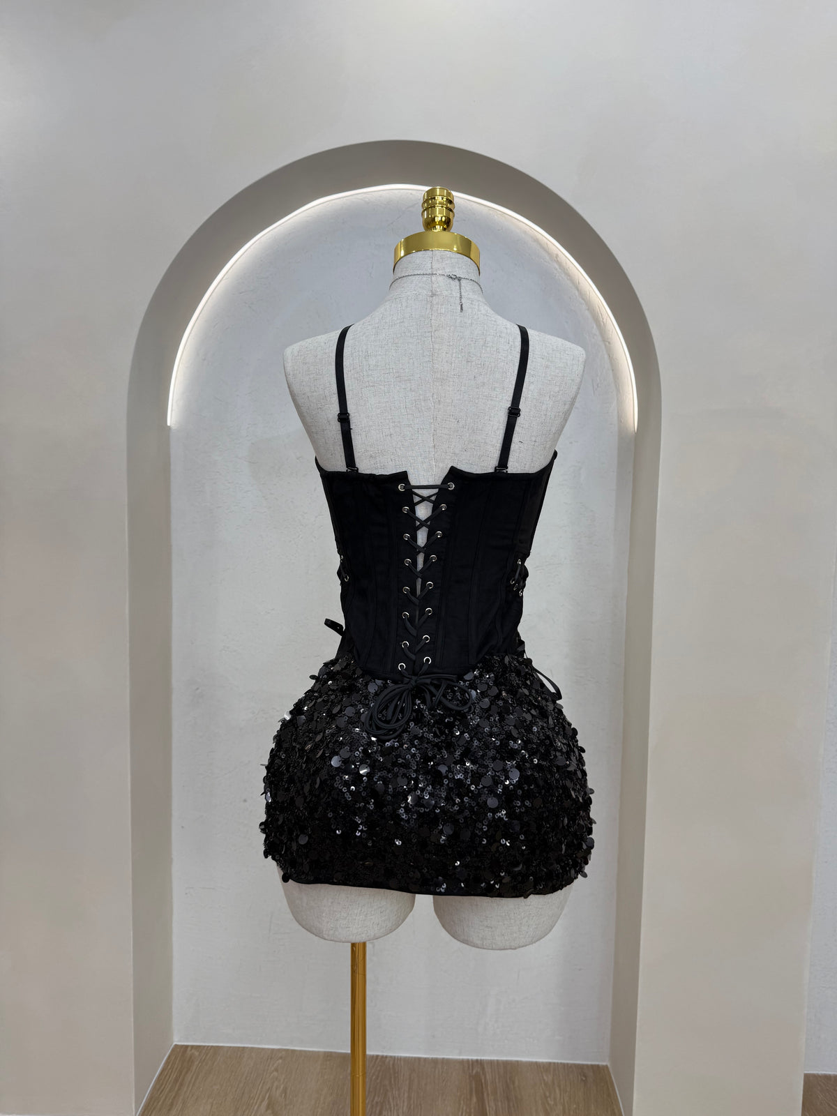 Sequin Black Skirt
