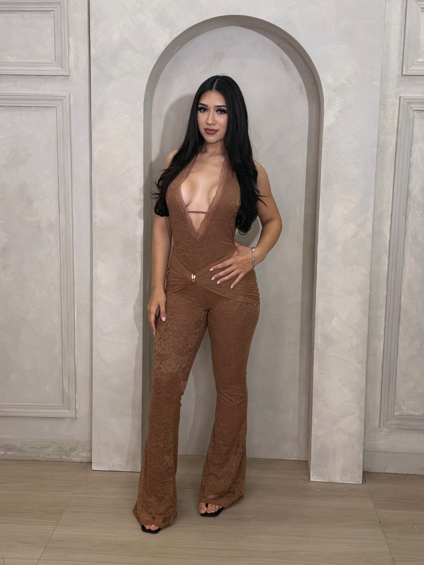 Night Out Lace Jumpsuit