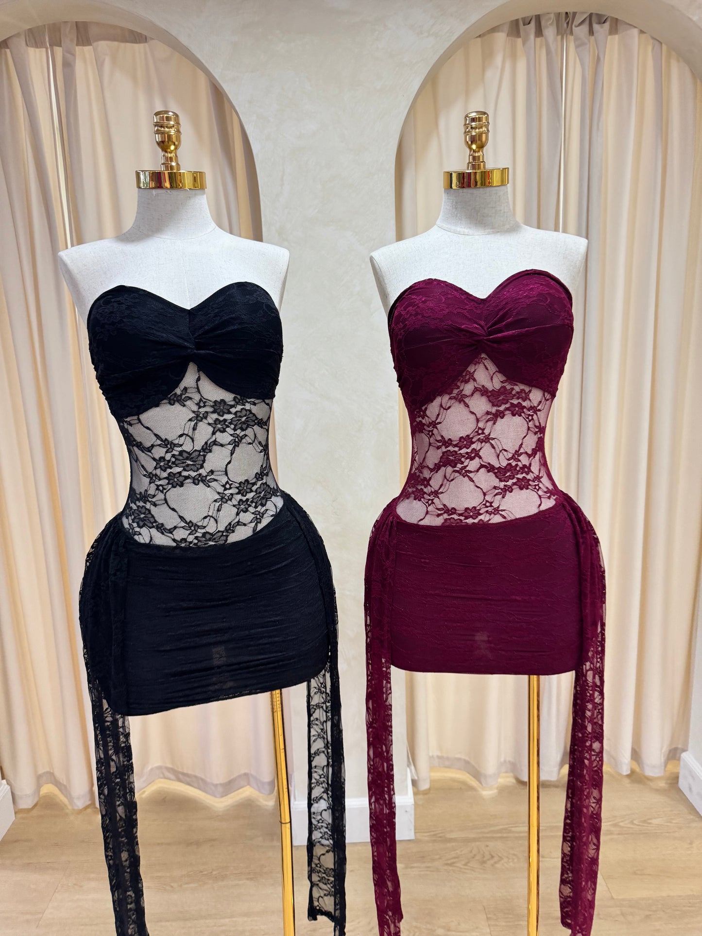 Alondra Lace Mini Dress