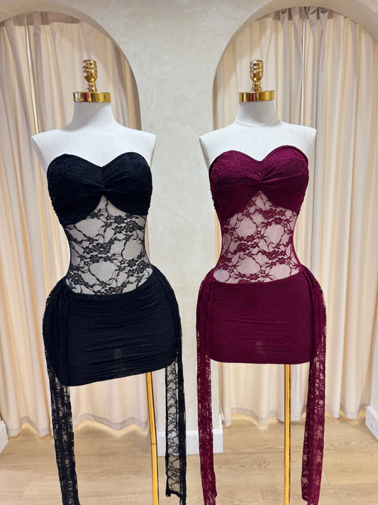 Alondra Lace Mini Dress