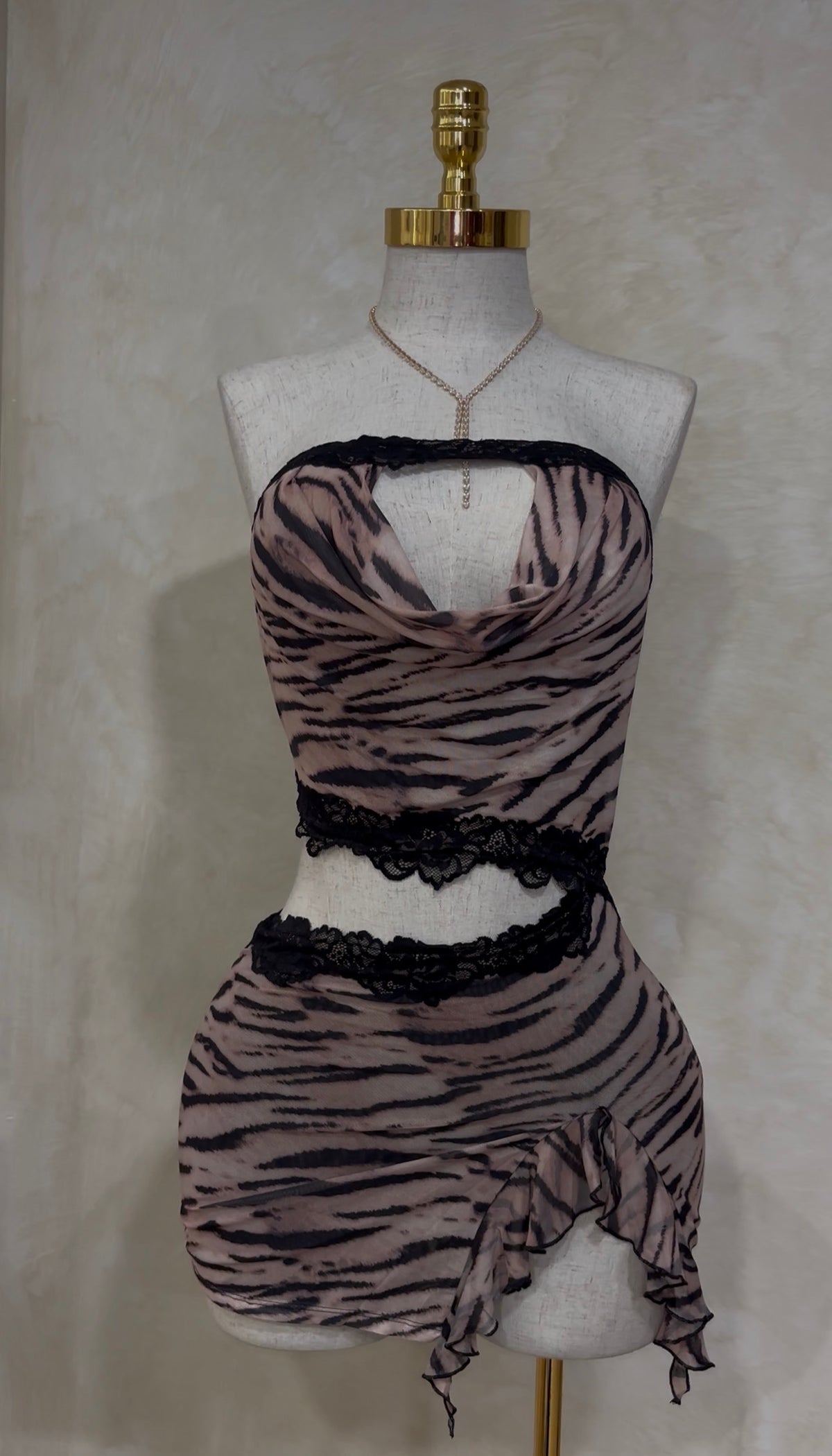 Zuri Zebra Mini Dress