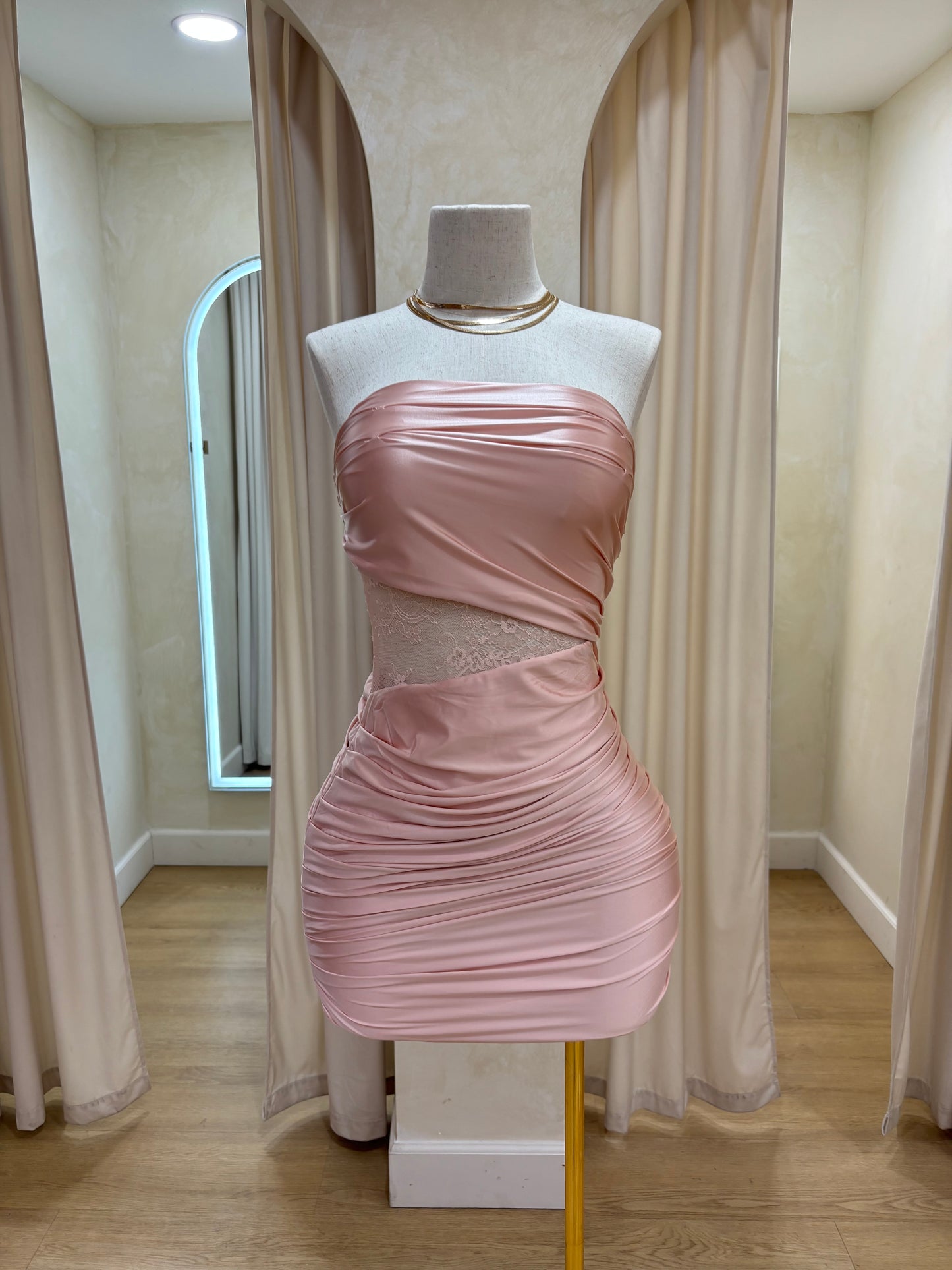 Maria satin dress