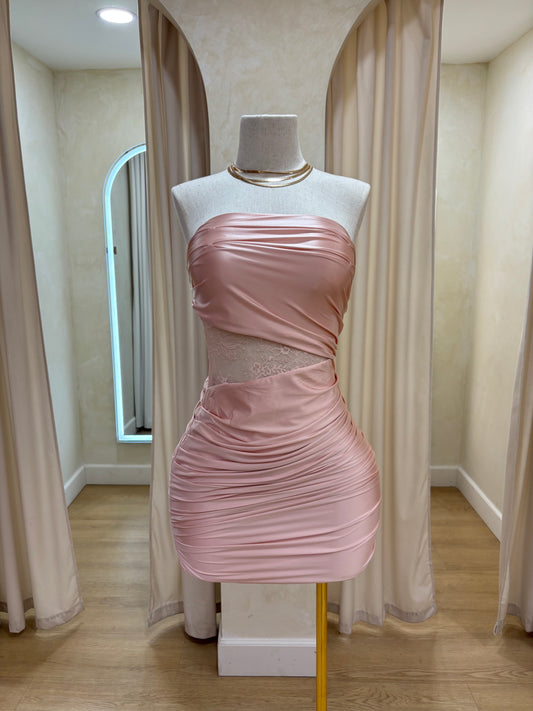 Maria satin dress
