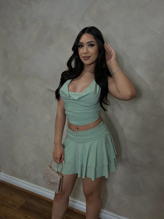 Esmy Glitter Set (Sage)
