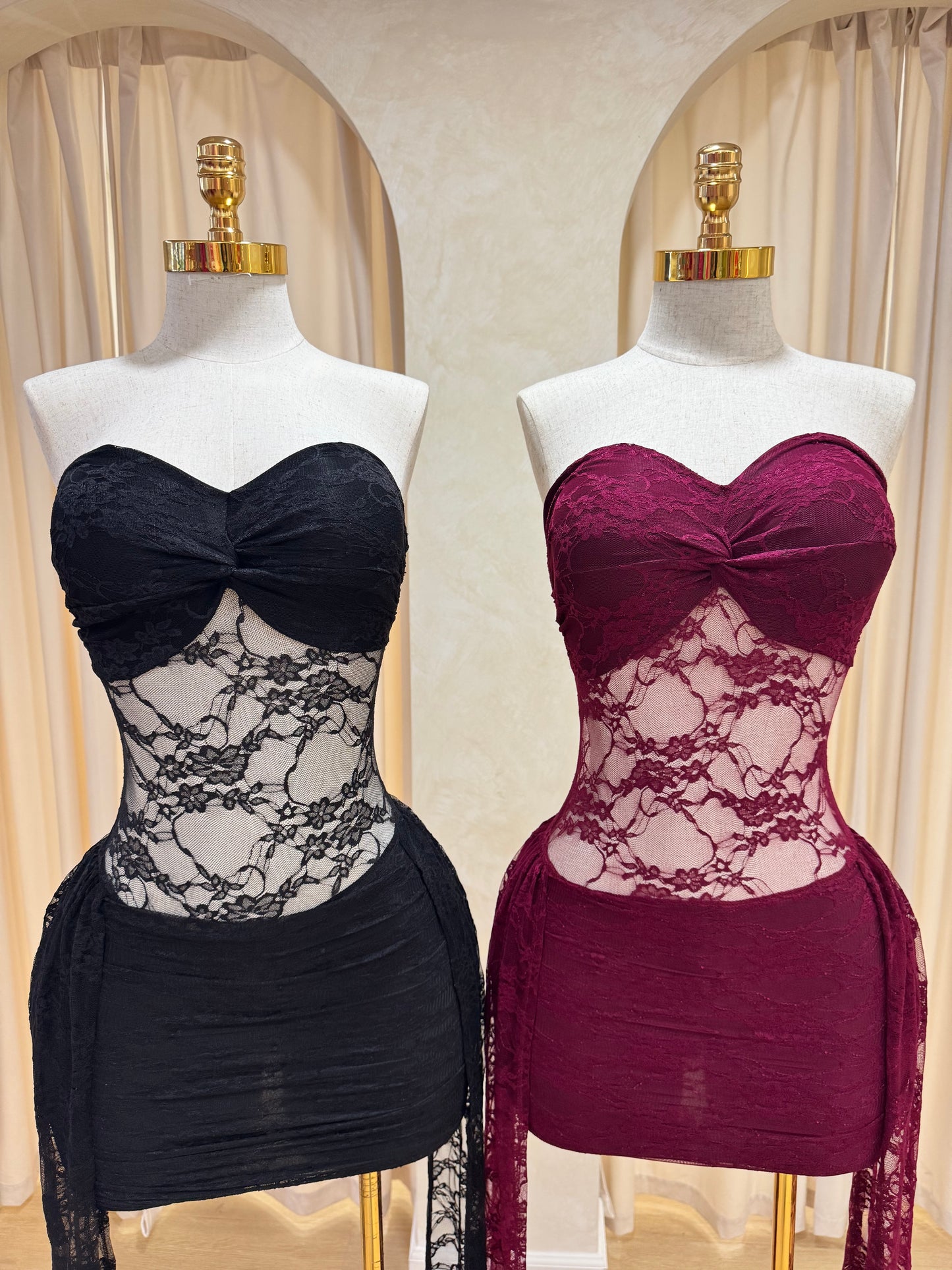 Alondra Lace Mini Dress