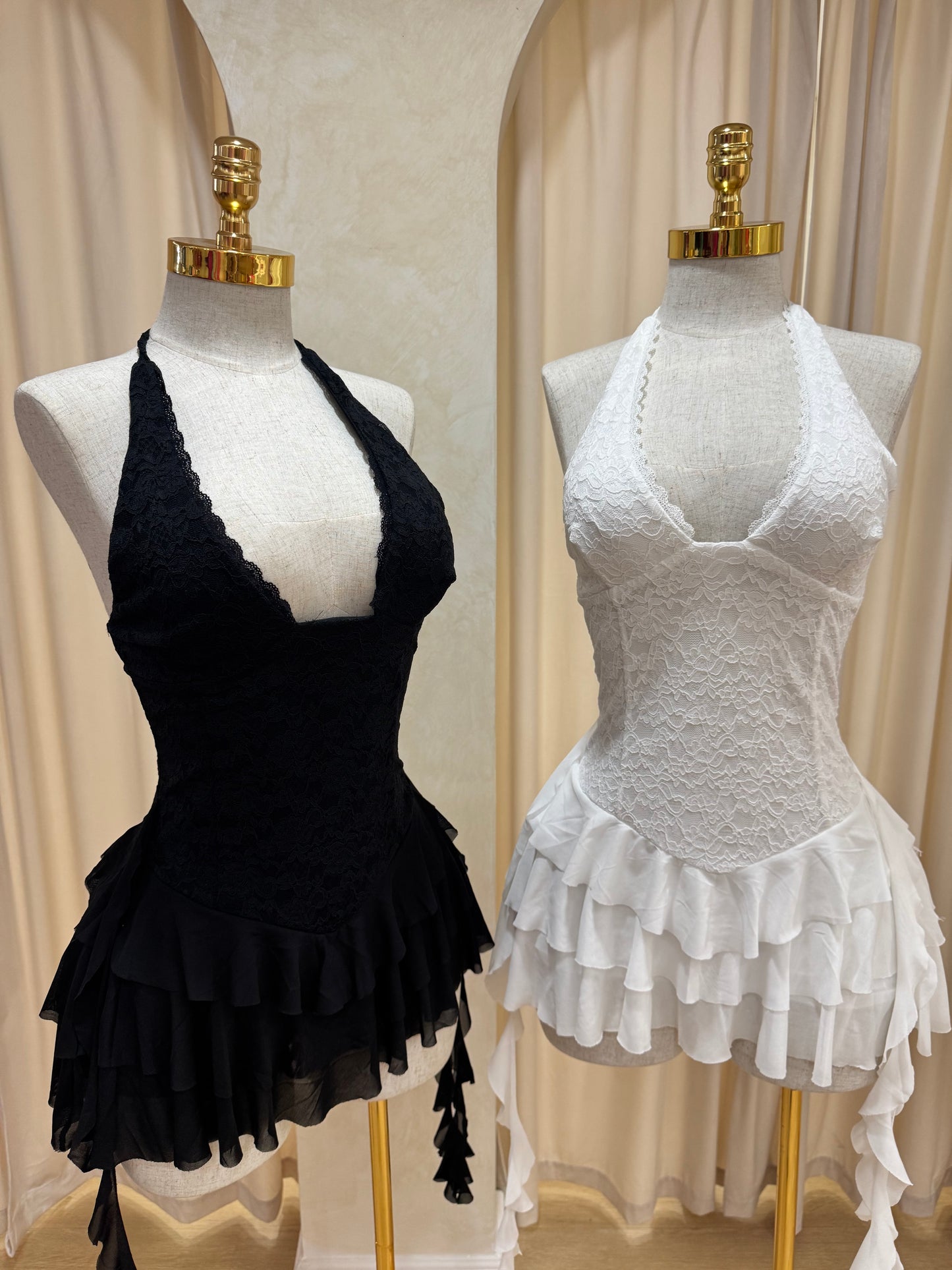 Les Lace Romper Dress