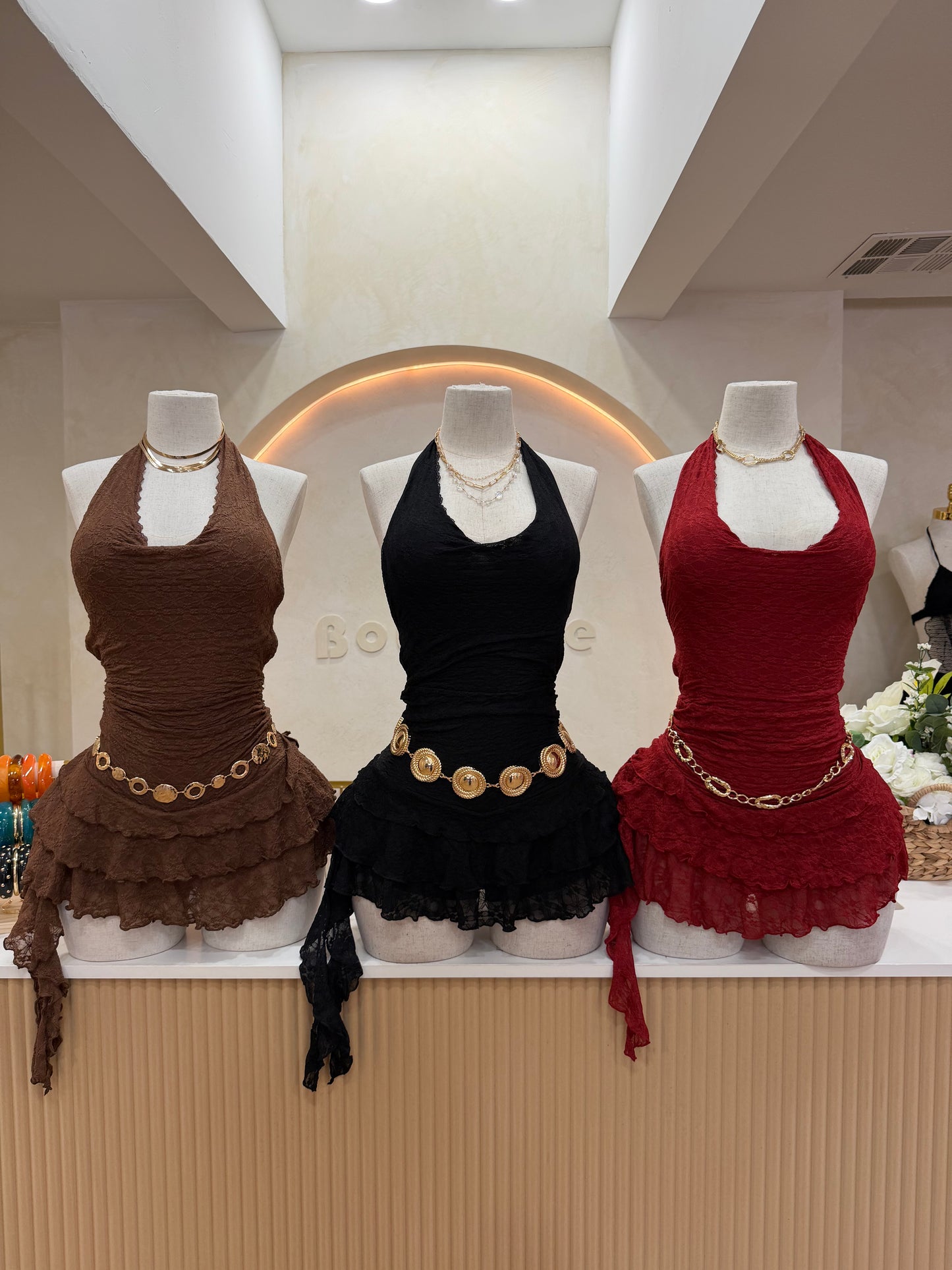 Diana Ruffle Dress (Built in Shorts)