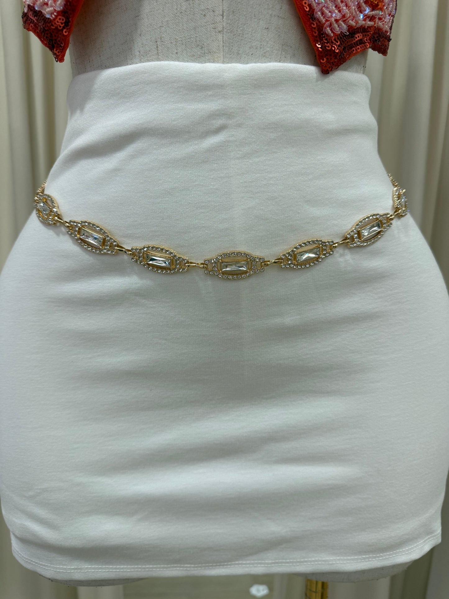 Baddie bling belt