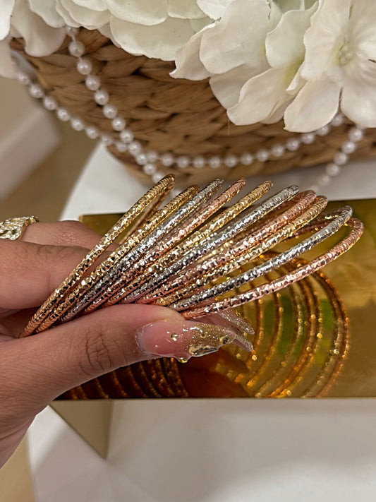 Mix Metal Bangles