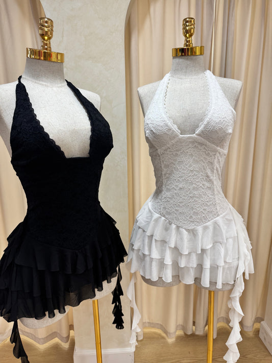 Les Lace Romper Dress