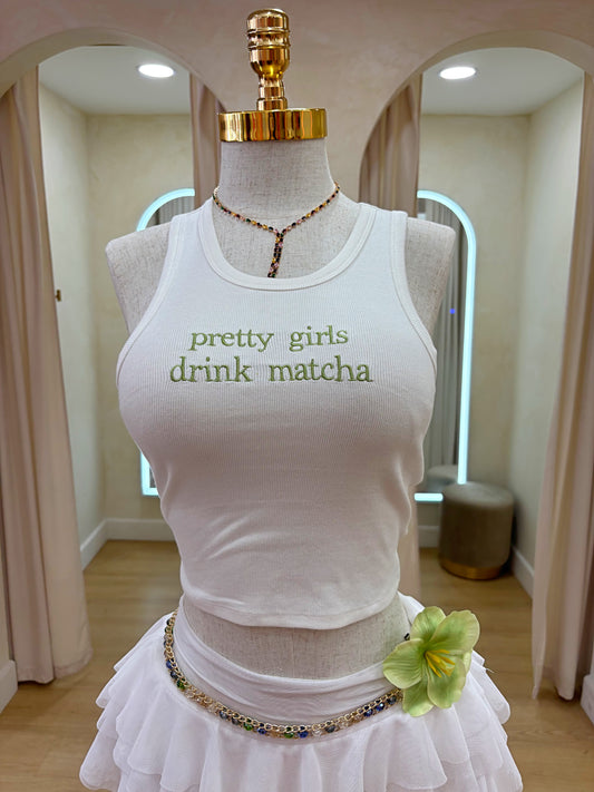 Pretty Girls Drink Matcha Tank