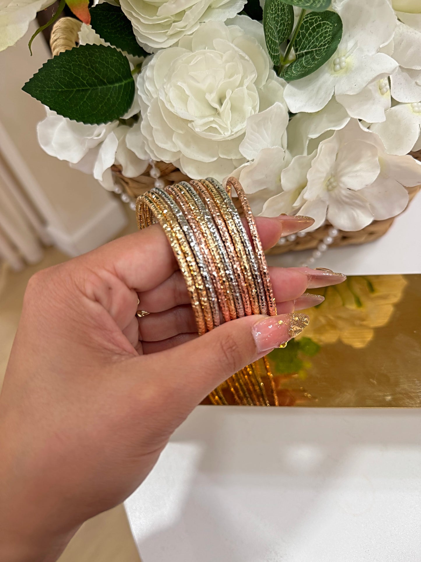 Mix Metal Bangles
