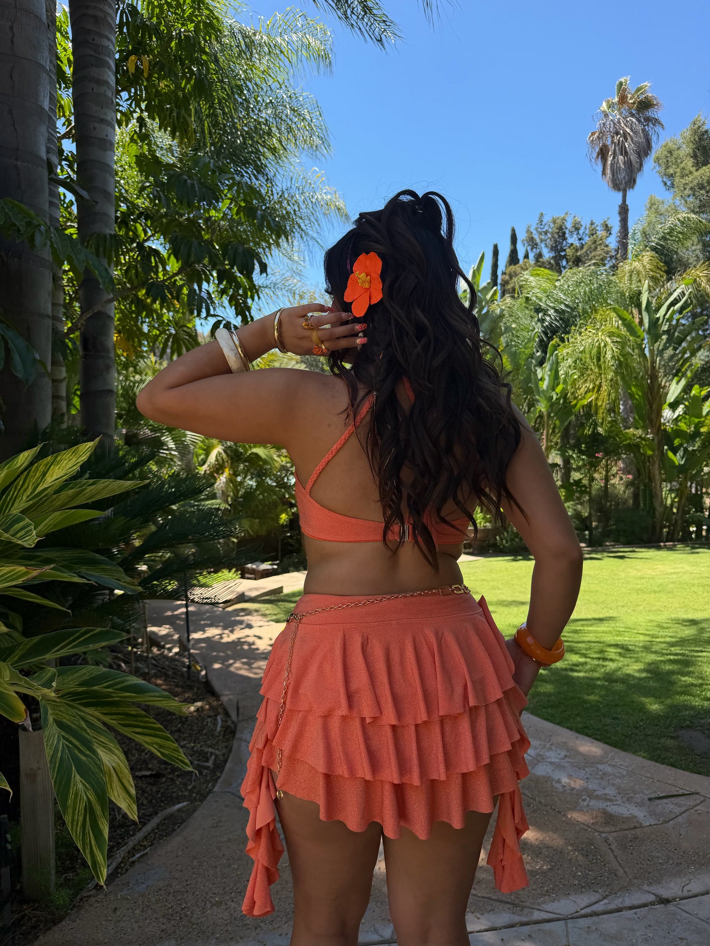 Reina Glitz Set (Orange)