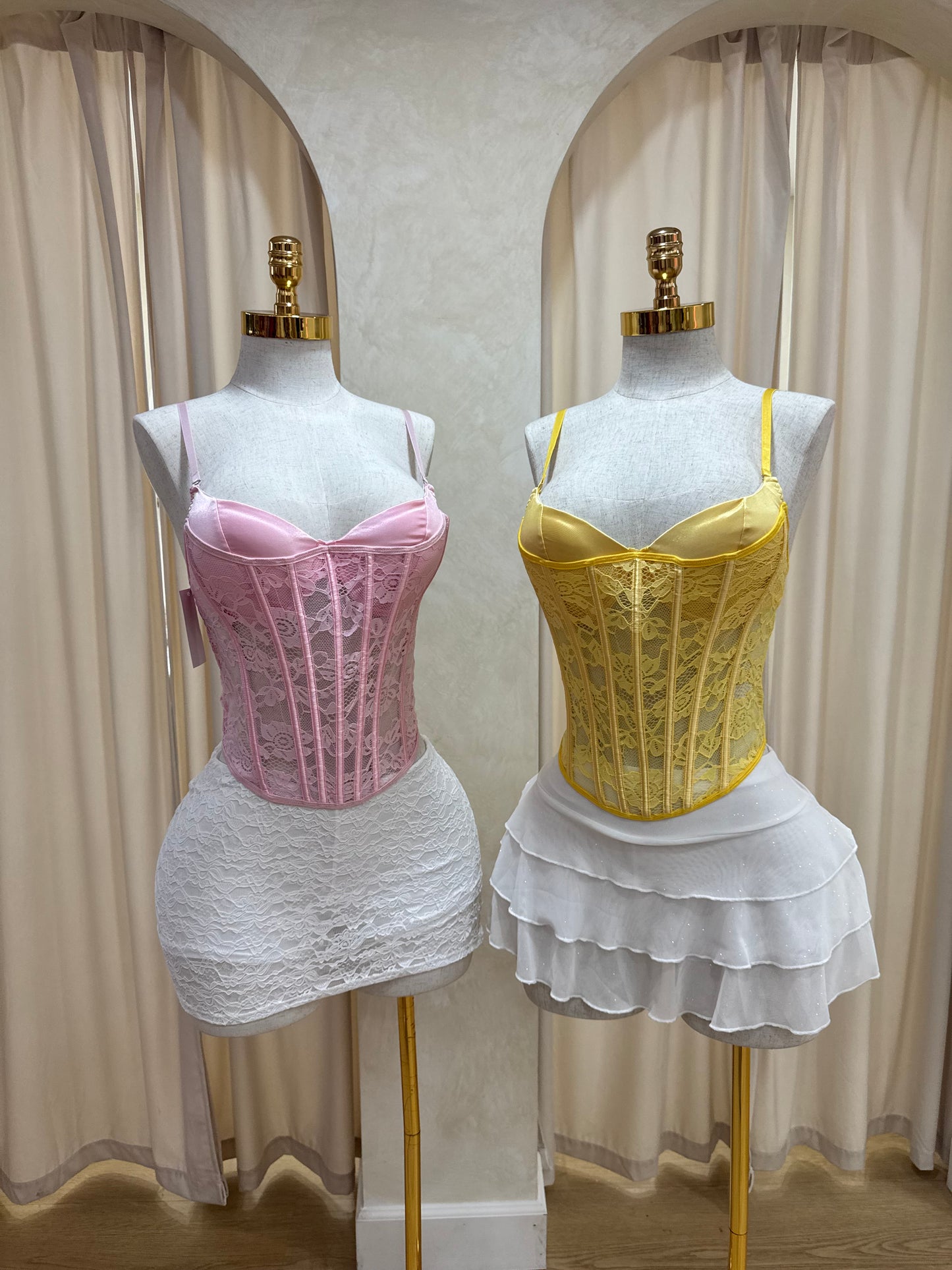 Snatching Lace Corset