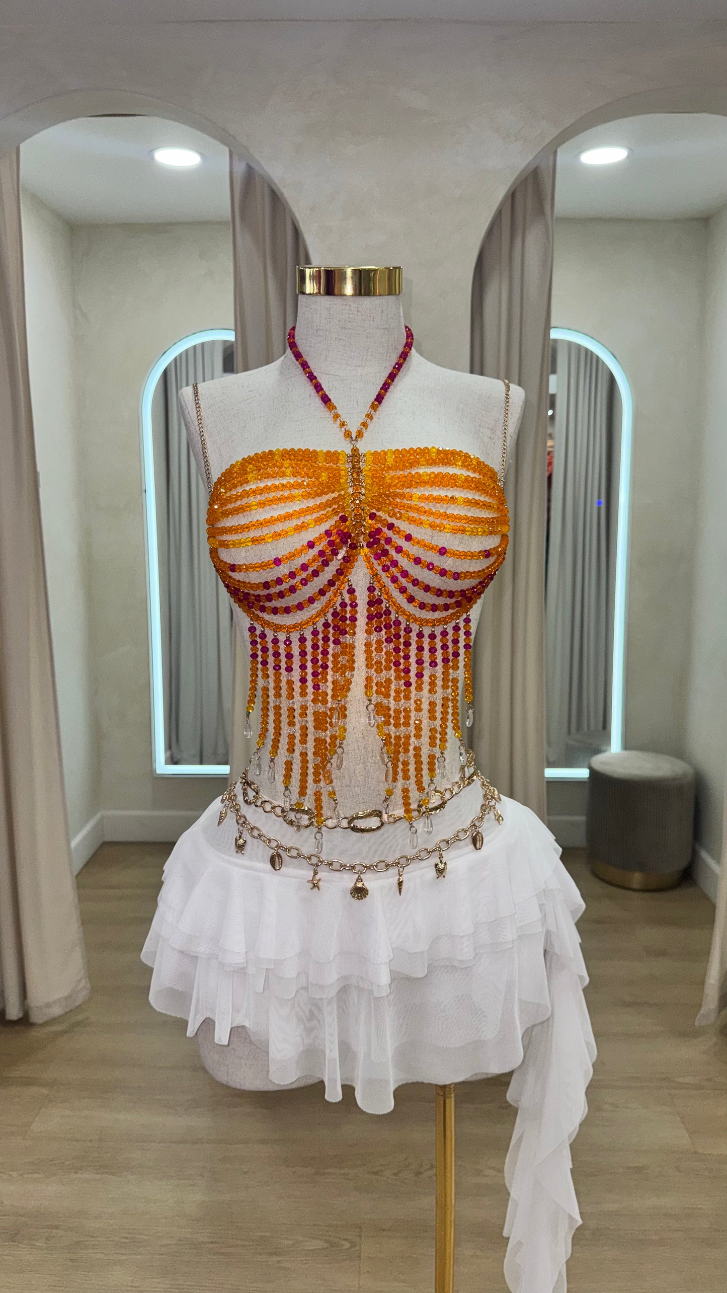 Latina Mami Beaded top