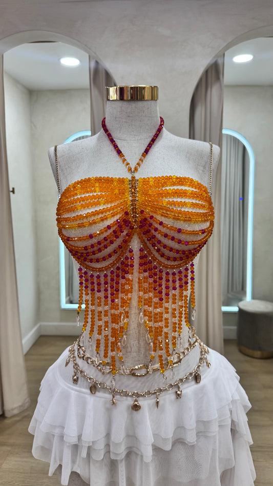 Latina Mami Beaded top