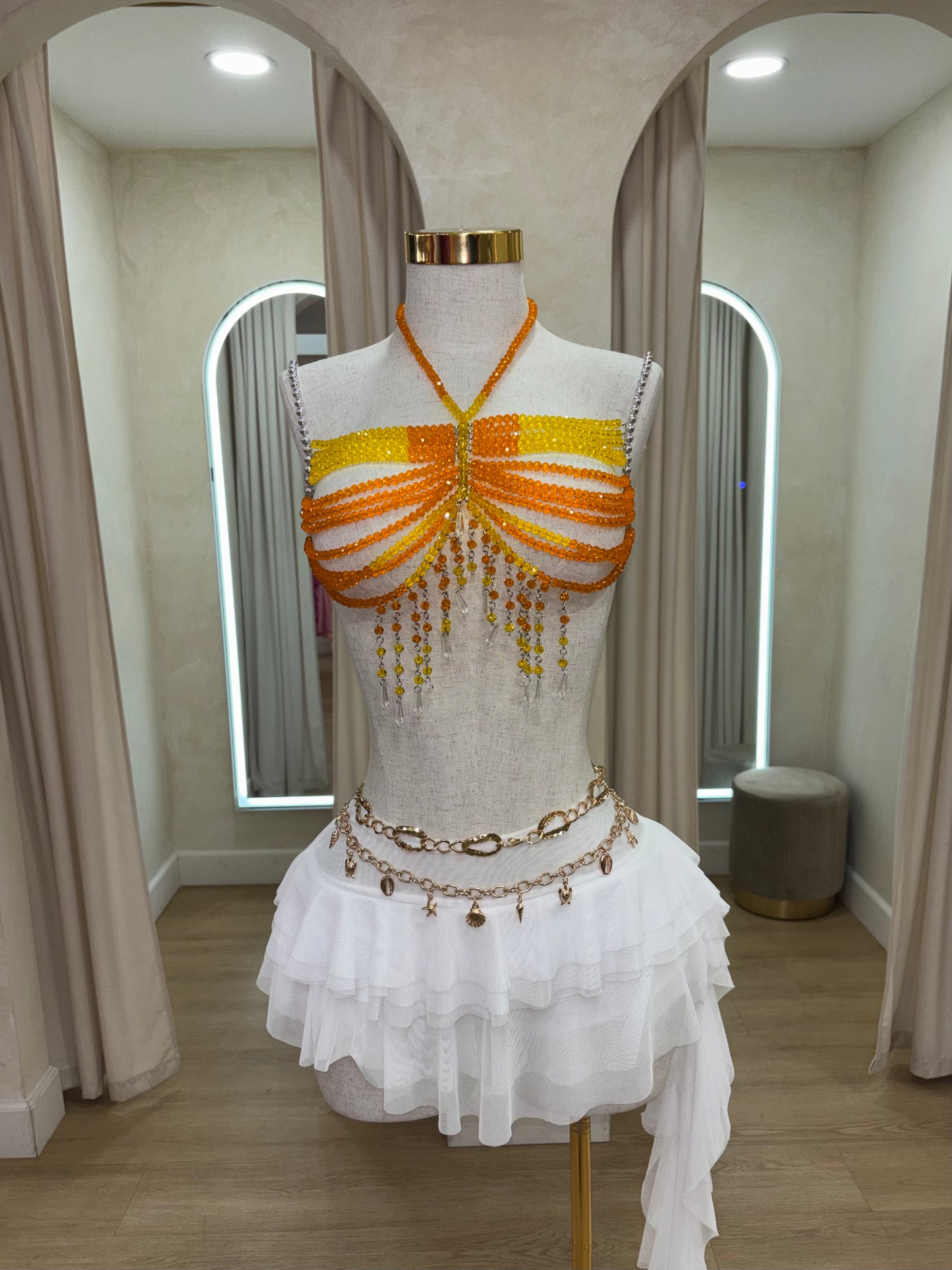 Soraya beaded top