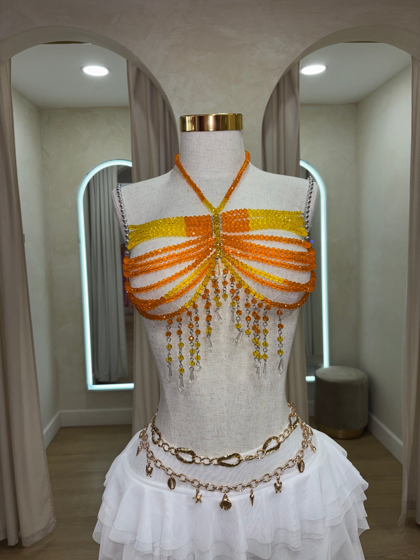 Soraya beaded top