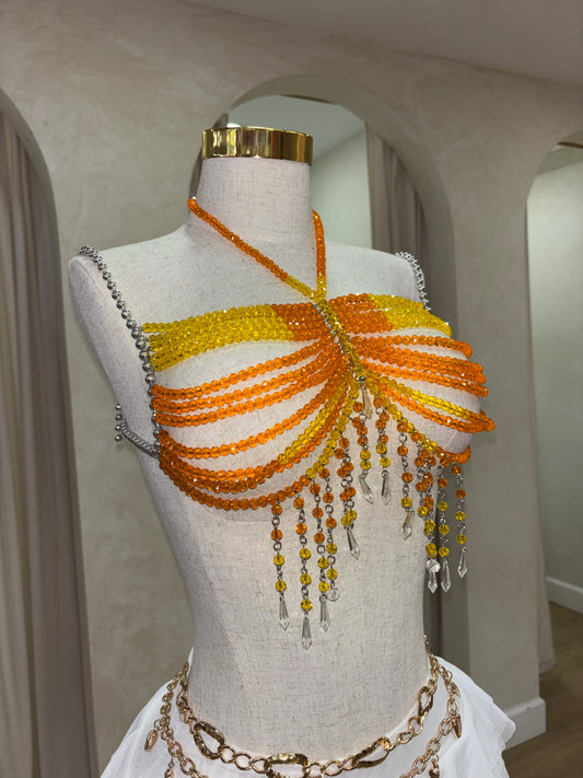 Soraya beaded top