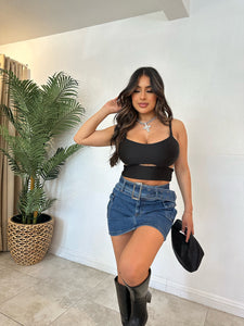 QUIEREN SER COMO YO TOP (BLACK)