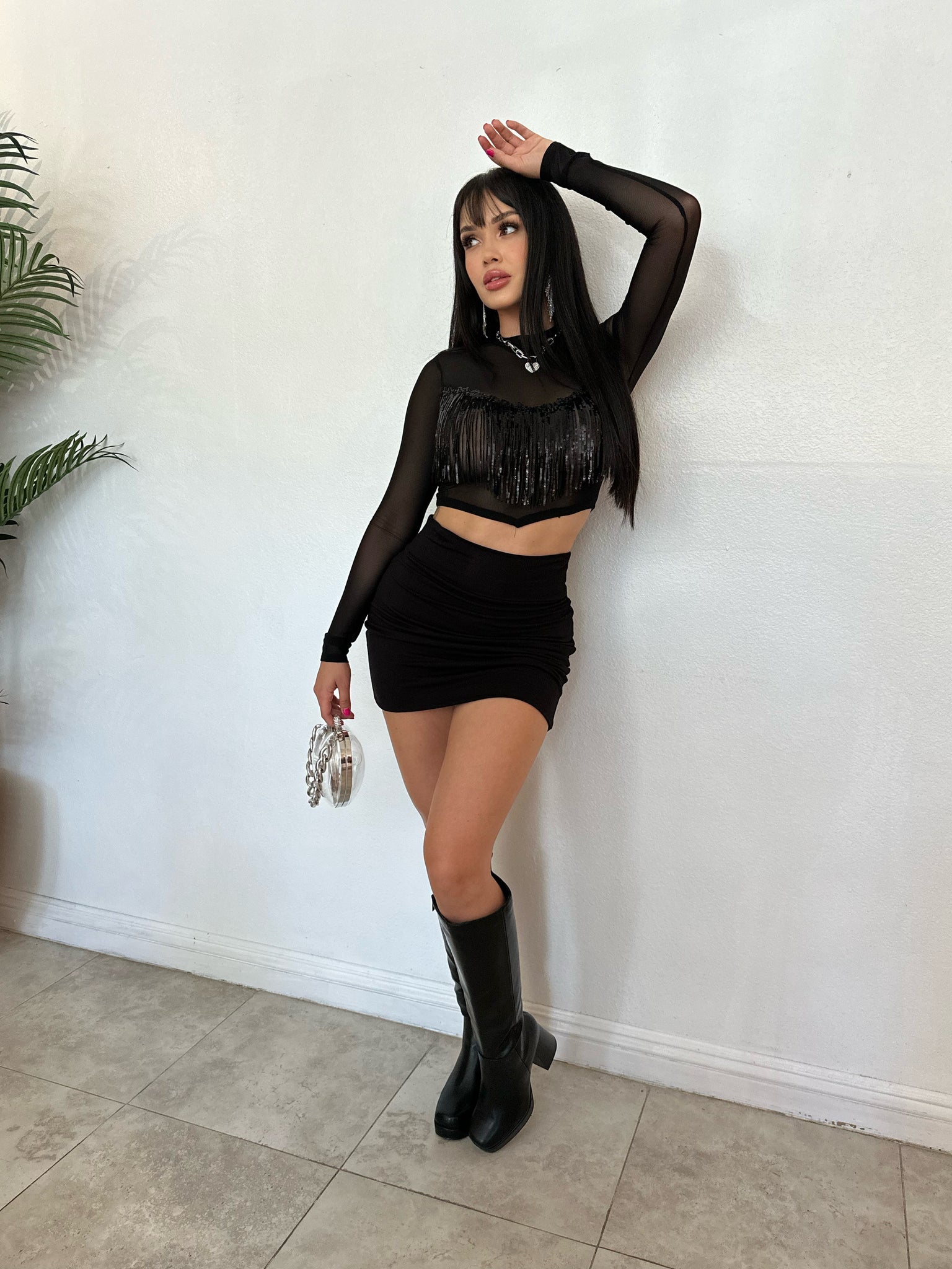 DVD MINI SKIRT (BLACK)