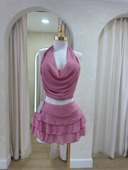 Pink Polka Dot Set✨