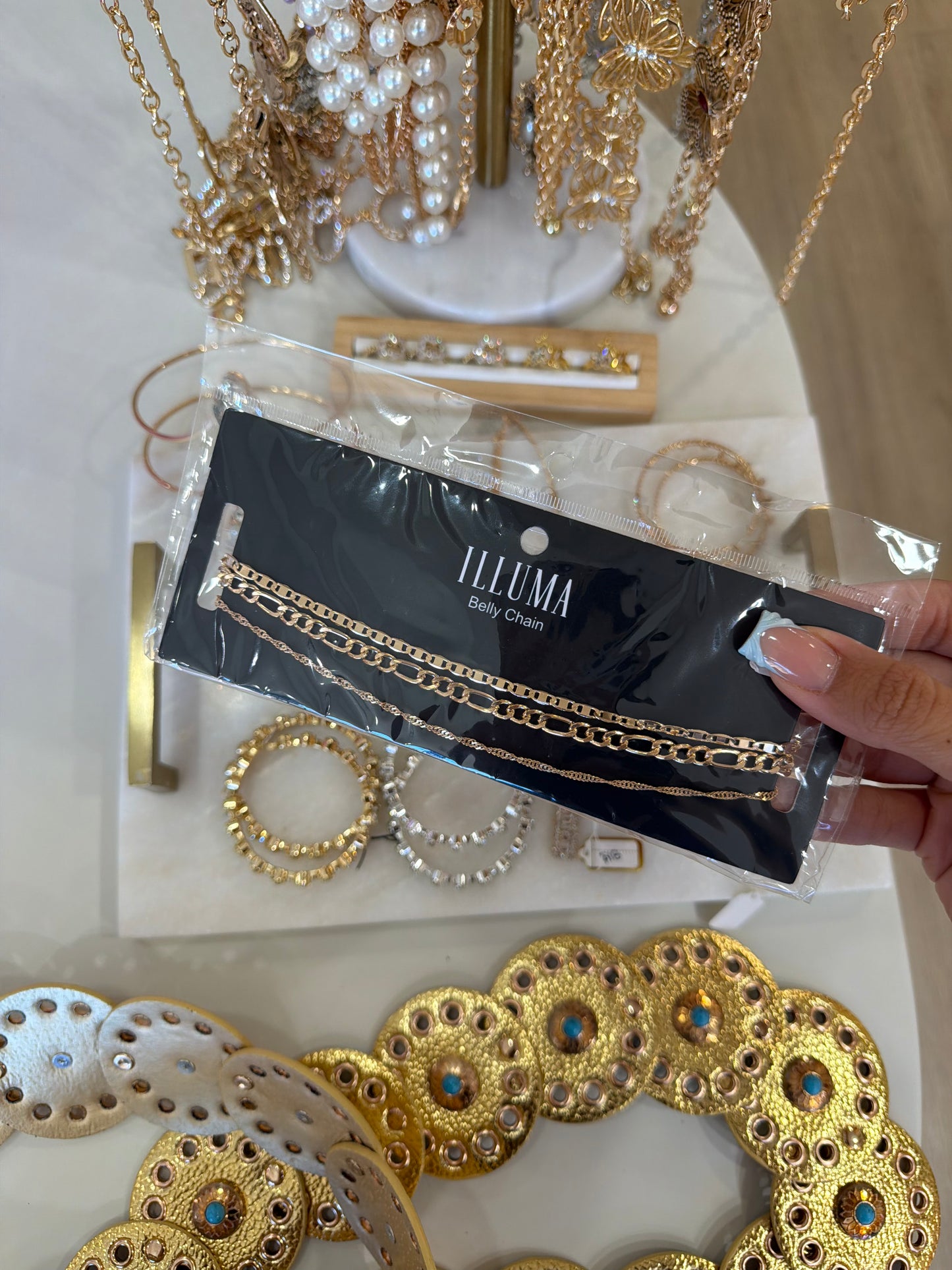 Gold Belly Chains