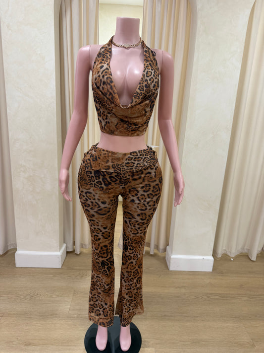 Hot Girl In Leopard Set✨