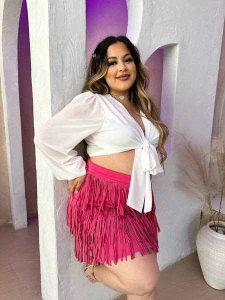TQG SKIRT PLUS (PINK)