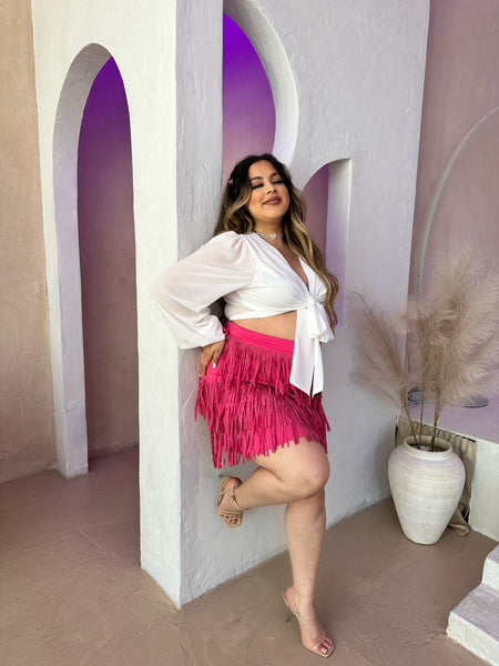 TQG SKIRT PLUS (PINK)